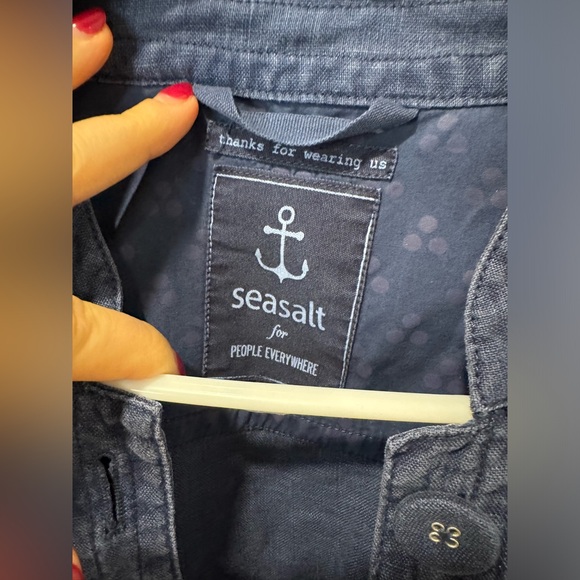 Sea Salt Cornwall 100% Linen Paloma Jacket Size 10 - Picture 4 of 4